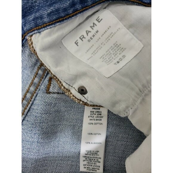 Frame ~Men's Size 28~ Blue Denim London-Los Angeles Distressed Jeans NWT. - Picture 12 of 12